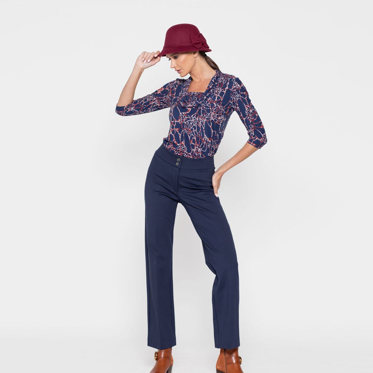 LUDOVICA - Sombrero Mujer Cala Rojo Ludovica