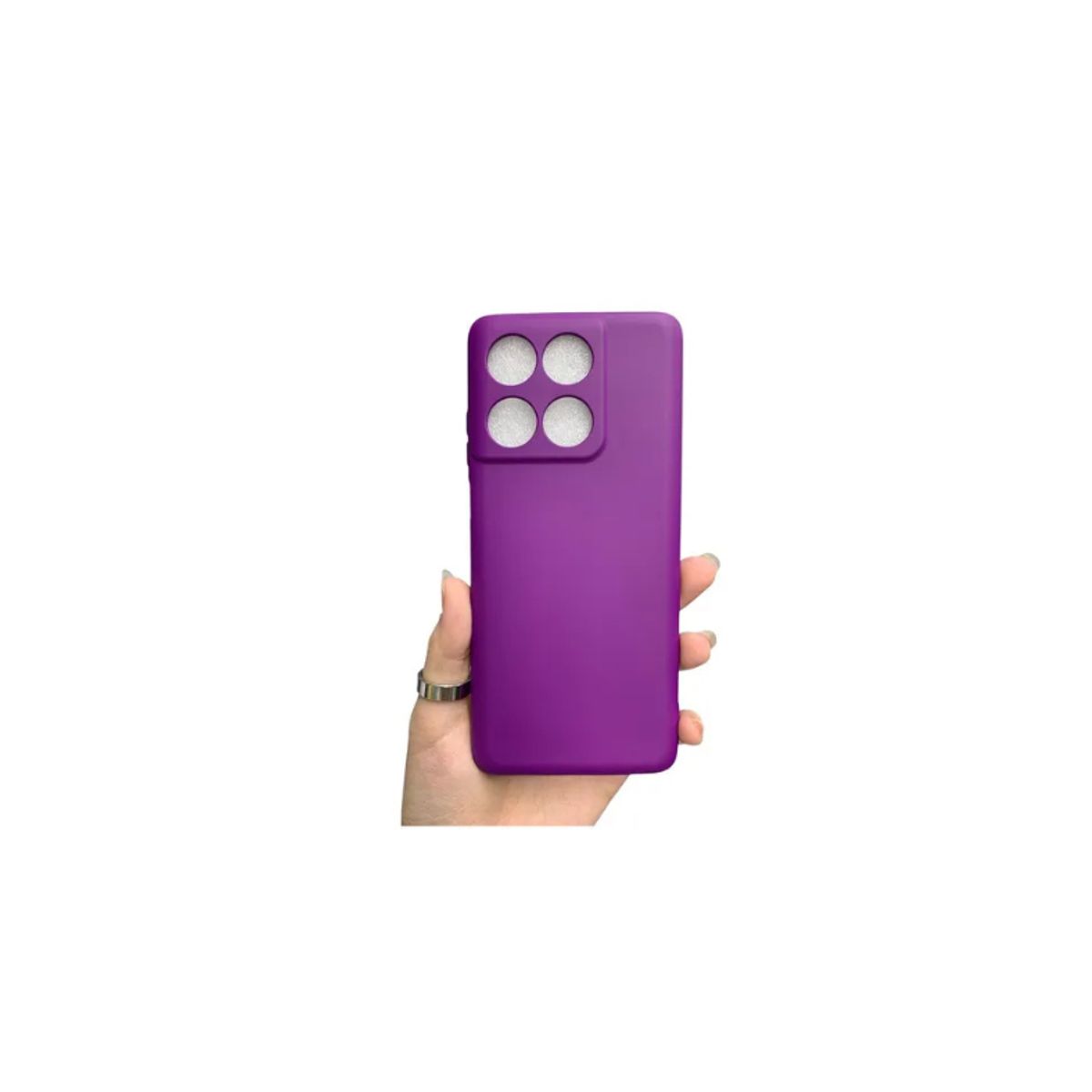 GENERICO - Carcasa Silicona Color Para Motorola EDGE 60 Fusión 5G - Morado