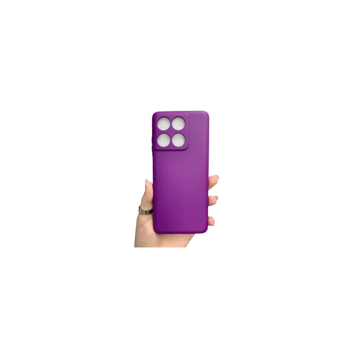 GENERICO - Carcasa Silicona Color Para Motorola EDGE 60 Fusión 5G - Morado