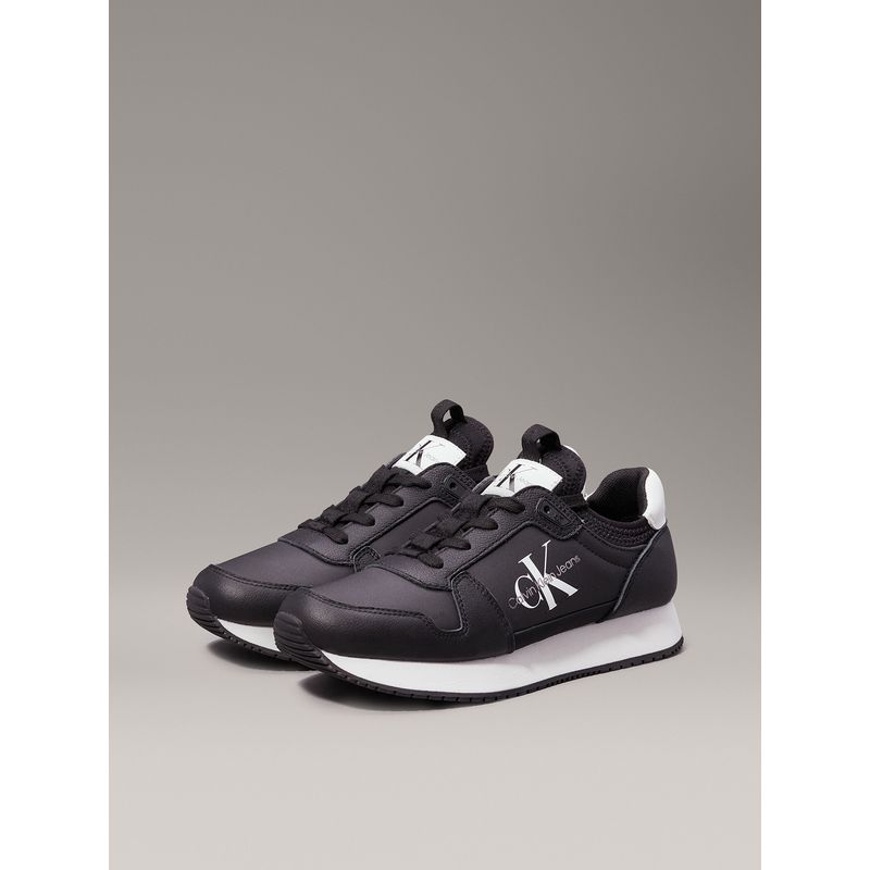 CALVIN KLEIN - Zapatillas Runner Sock Laceup Negro Calvin Klein