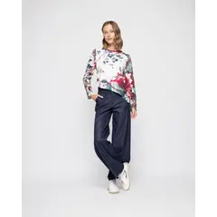 LUDOVICA - Blusa Mujer Acacia Azul