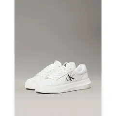 CALVIN KLEIN - Zapatillas Chunky Cupsole Monologo Blanco