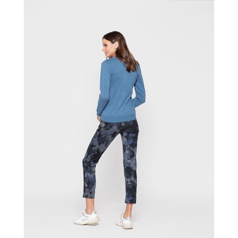 LUDOVICA - Sweater Mujer Calendula Azul Ludovica