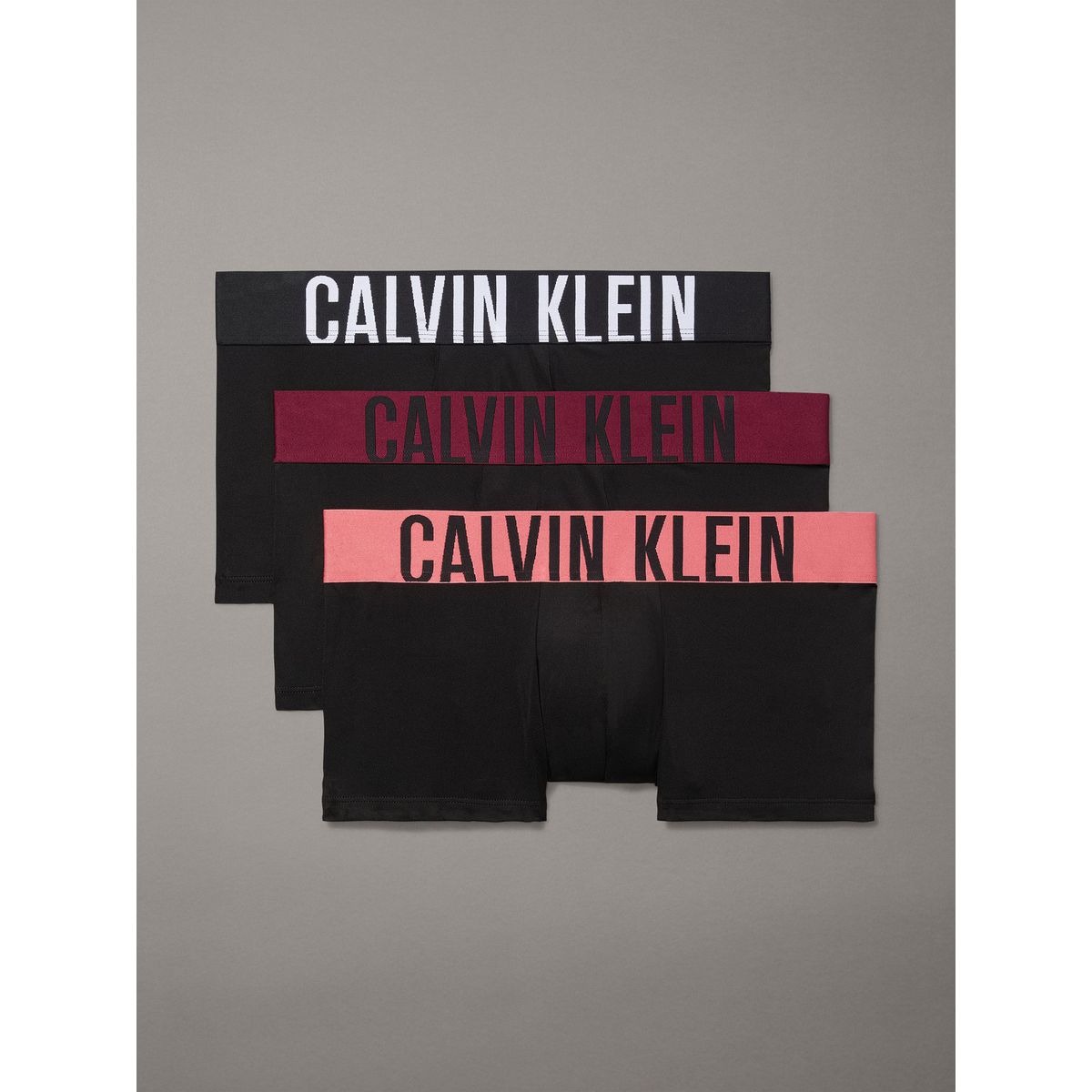 CALVIN KLEIN - Pack 3 Bóxers Low Rise Trunk Intense Power Micro Negro Calvin Klein