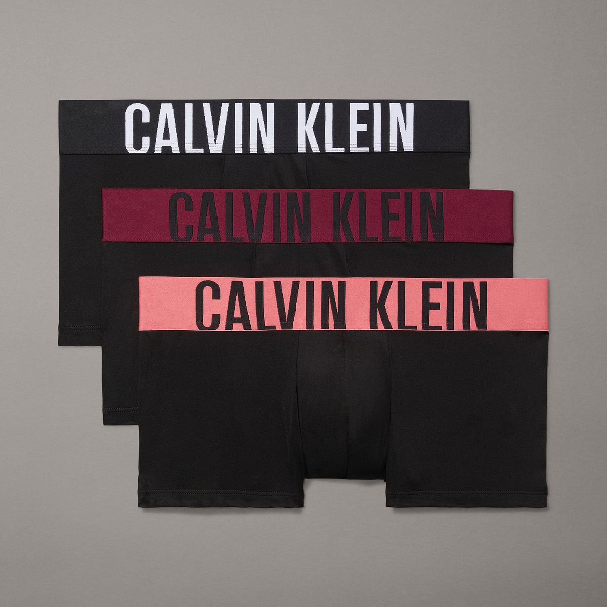 CALVIN KLEIN - Pack 3 Bóxers Low Rise Trunk Intense Power Micro Negro Calvin Klein