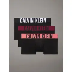 CALVIN KLEIN - Pack 3 Bóxers Low Rise Trunk Intense Power Micro Negro