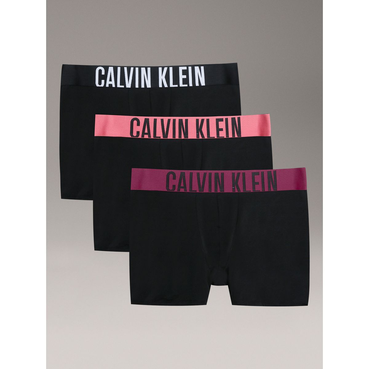 CALVIN KLEIN - Pack 3 Bóxers Brief Intense Power Negro Calvin Klein