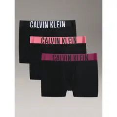 CALVIN KLEIN - Pack 3 Bóxers Brief Intense Power Negro