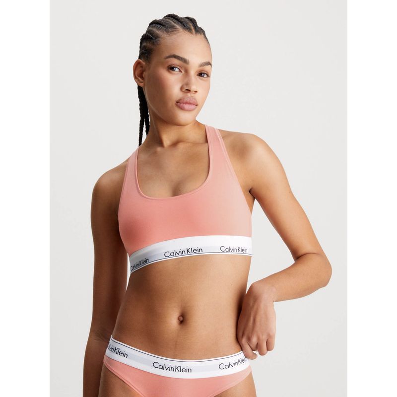 CALVIN KLEIN - Bralette Modern Cotton Rosa Calvin Klein