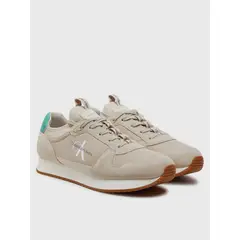 CALVIN KLEIN - Zapatillas Runner Sock Laceup Ny Beige