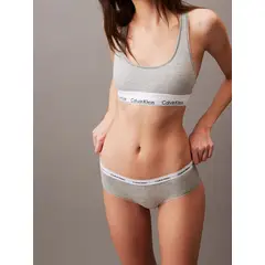 CALVIN KLEIN - Calzón Hipster Modern Logo Gris