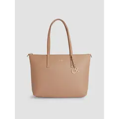 CALVIN KLEIN - Cartera Tote Ck Must Md Café