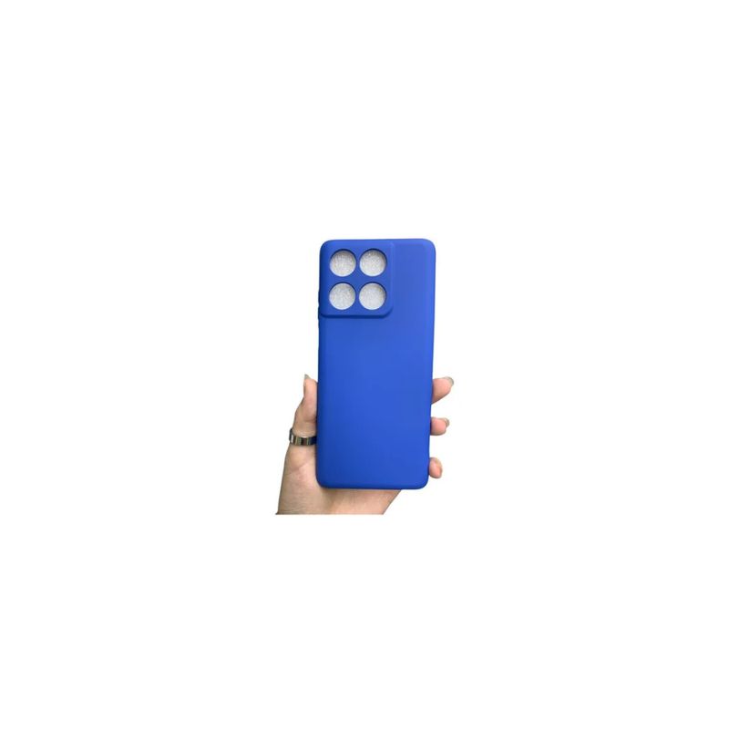 GENERICO - Carcasa Silicona Color Para Motorola EDGE 60 Fusión 5G - Azul Rey