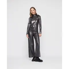 LUDOVICA - Pantalon Mujer Azalea Negro
