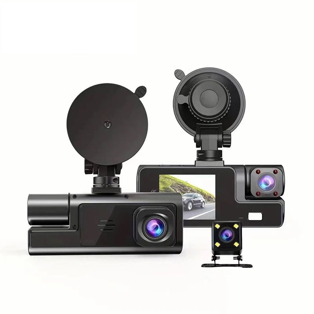 Cámara DVR para Auto Full HD 1080P 3 Canales Visión Nocturna WiFi, marca STARTECHOFFICE - Foto 2
