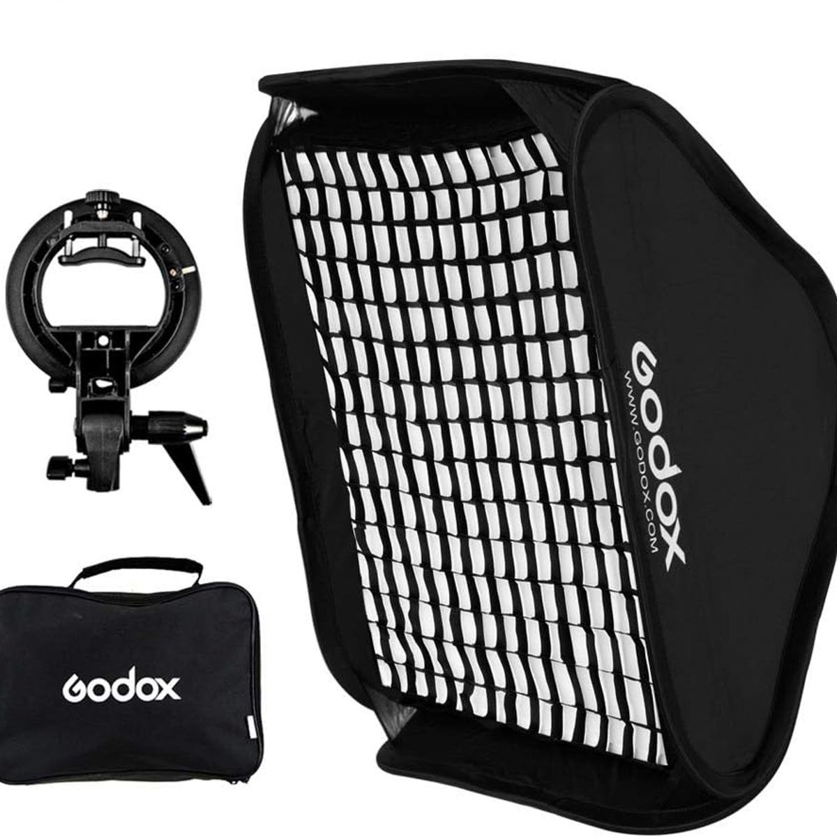 GODOX - SOFTBOX GODOX 40x40 con GRID y adaptador Bowen S