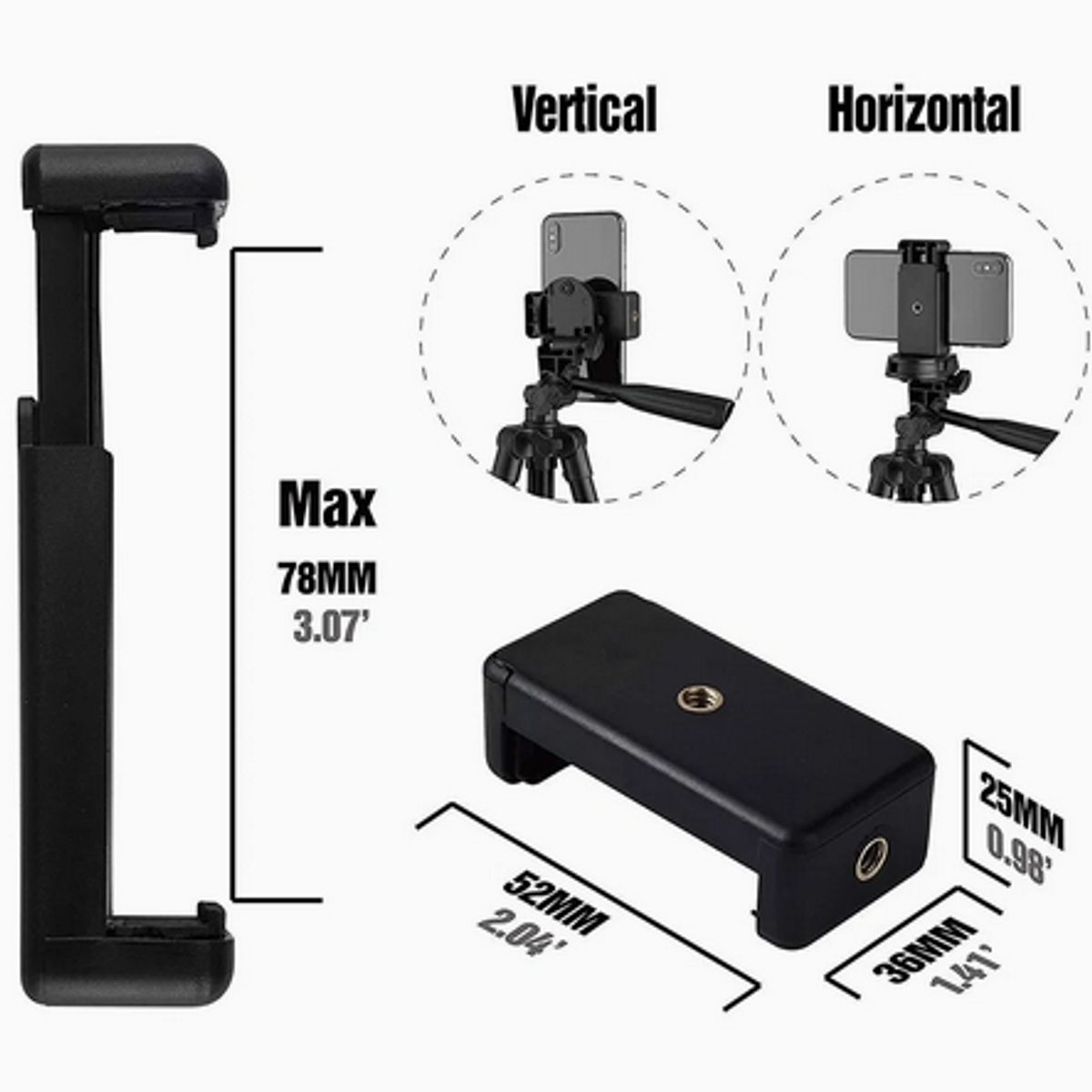 GENERICO - Mini Trípode ligero para celulares control remoto