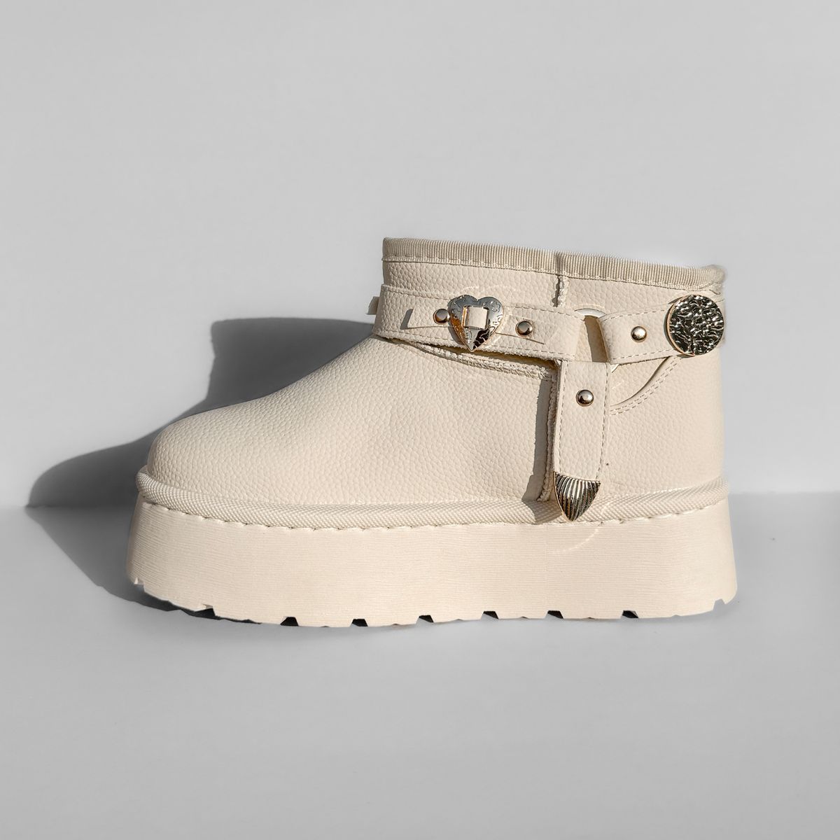 CELLINA - PANTUBOTA MUJER LAYLA BEIGE BELLA MODA