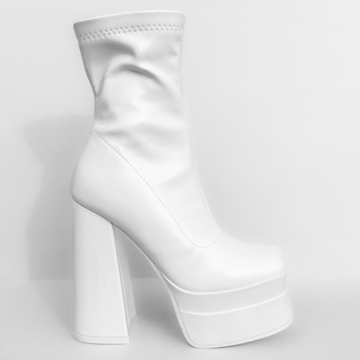 CELLINA - BOTIN PLATAFORMA MUJER FANIA BLANCO BELLA MODA