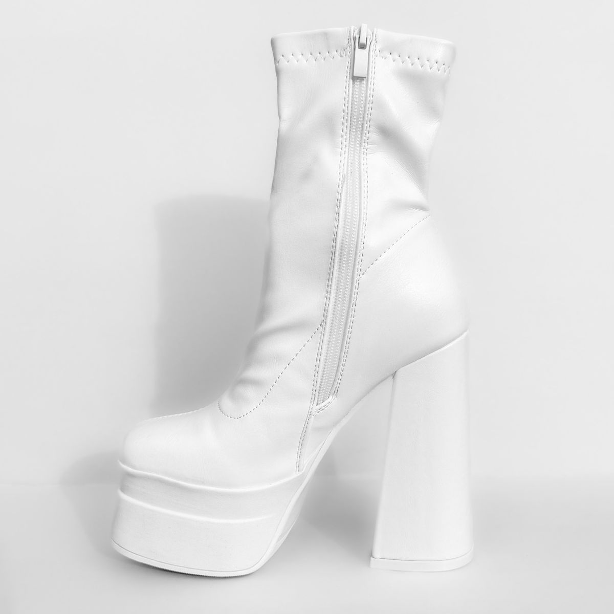 CELLINA - BOTIN PLATAFORMA MUJER FANIA BLANCO BELLA MODA