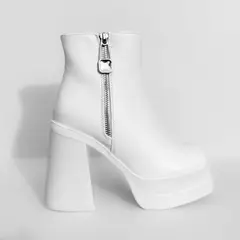 CELLINA - BOTIN PLATAFORMA MUJER TANIA BLANCO BELLA MODA