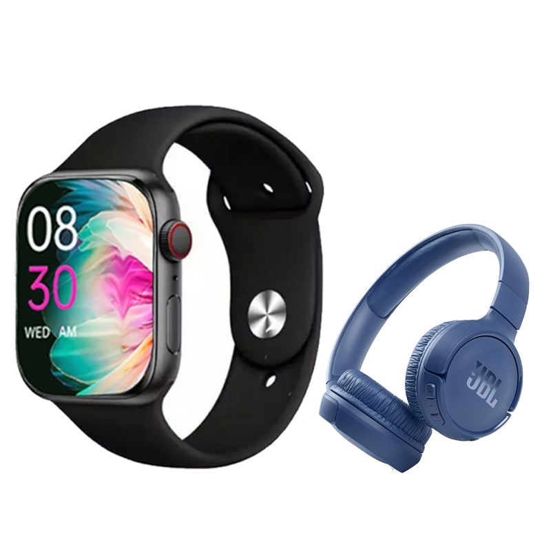 JBL - Audífonos JBL 510BT-AZUL Y Toumi Watch S10 Pro-B