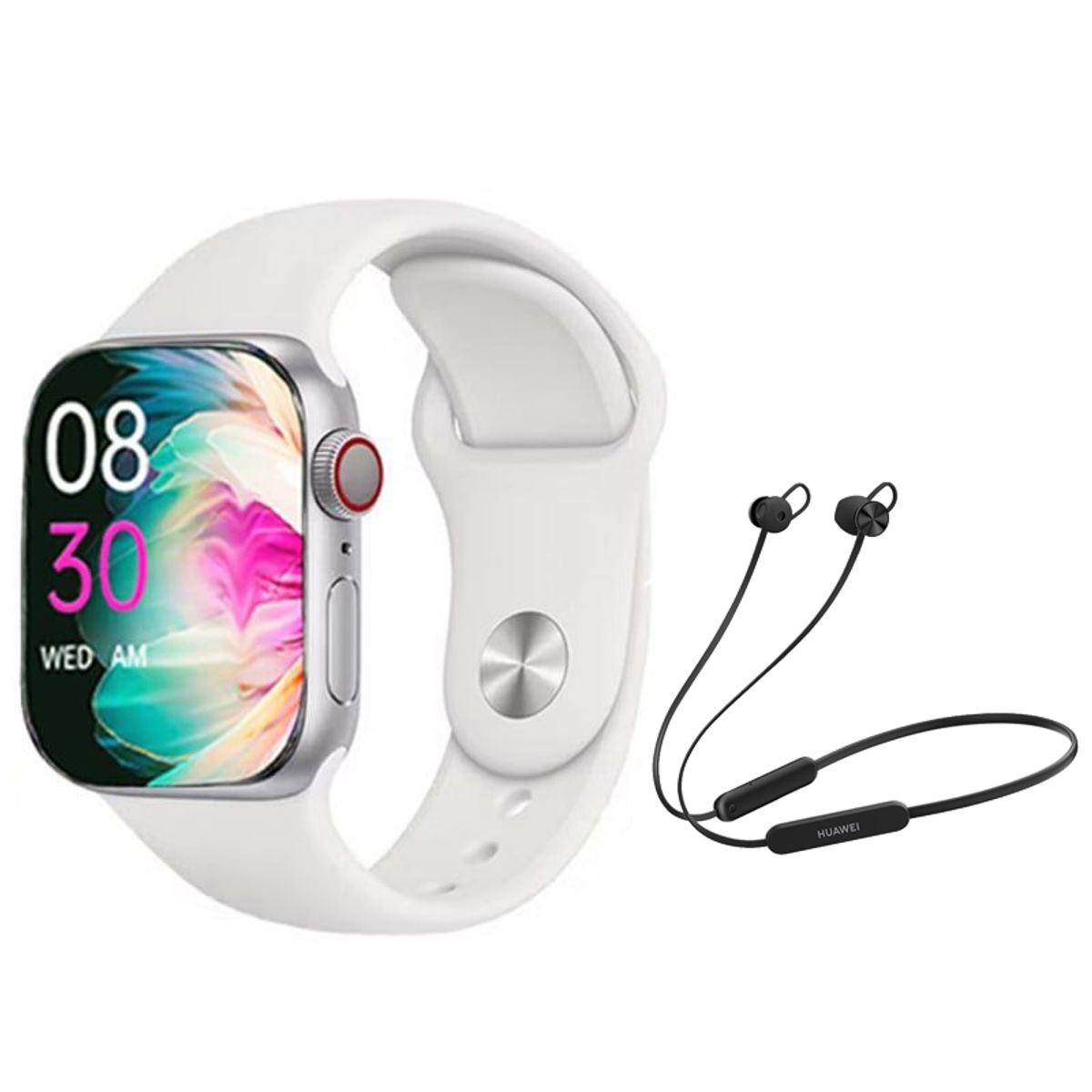 HUAWEI - Audífonos Bluetooth Huawei Freelace Lite Negro Y Toumi Watch S10 pro-W