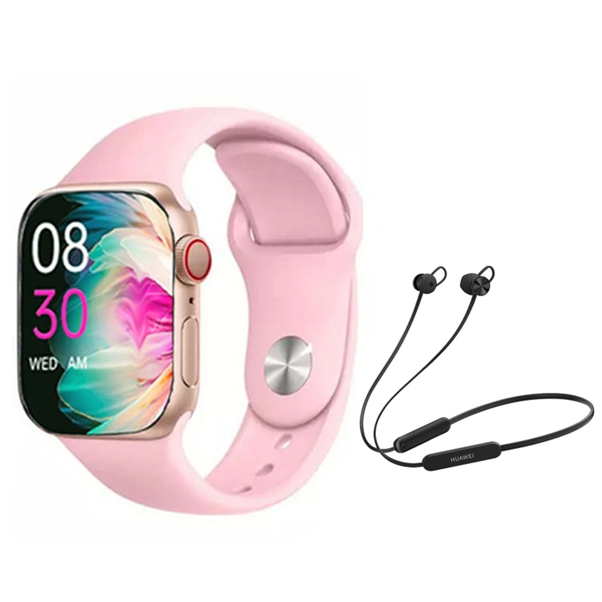 HUAWEI - Audífonos Bluetooth Huawei Freelace Lite Negro Y Toumi Watch S10 pro-P