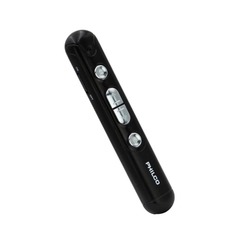 GENERICO - Puntero Laser Presentador Inalambrico USB Recargable Negro