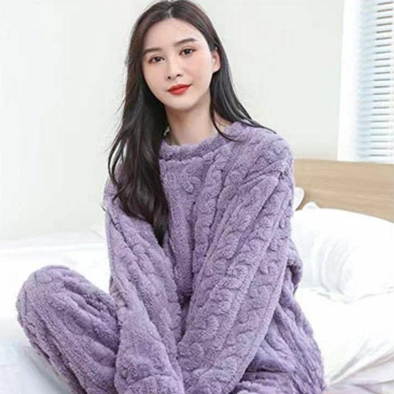 TIOZONEY - Pijama Polar Unisex Conjunto