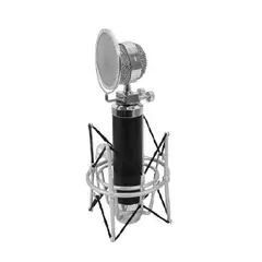 PHILCO - Kit Microfono Estudio Antipop Soporte Metalico