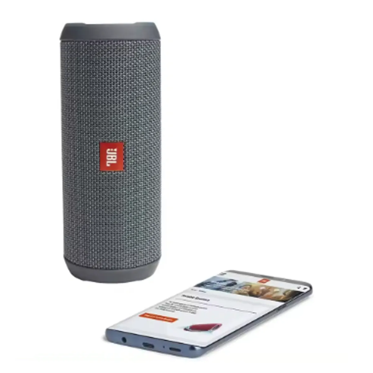 JBL - Parlante JBL FLIP Esstential 2 Bluetooth 5.1 Acuatico IPX7-Negro
