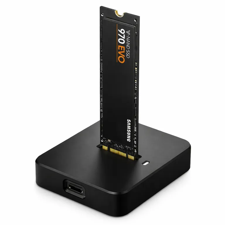 Lector de Discos SSD M2 Dock Station USB 3.0 + USB-C DCKM2