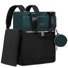 GENERICO - Bolso Maternal 2 en 1 Mochila y Bandolera con Cambiador - Negro