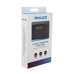 PHILCO - Conversor De Audio Digital Optico Coaxial A Analogo RCA