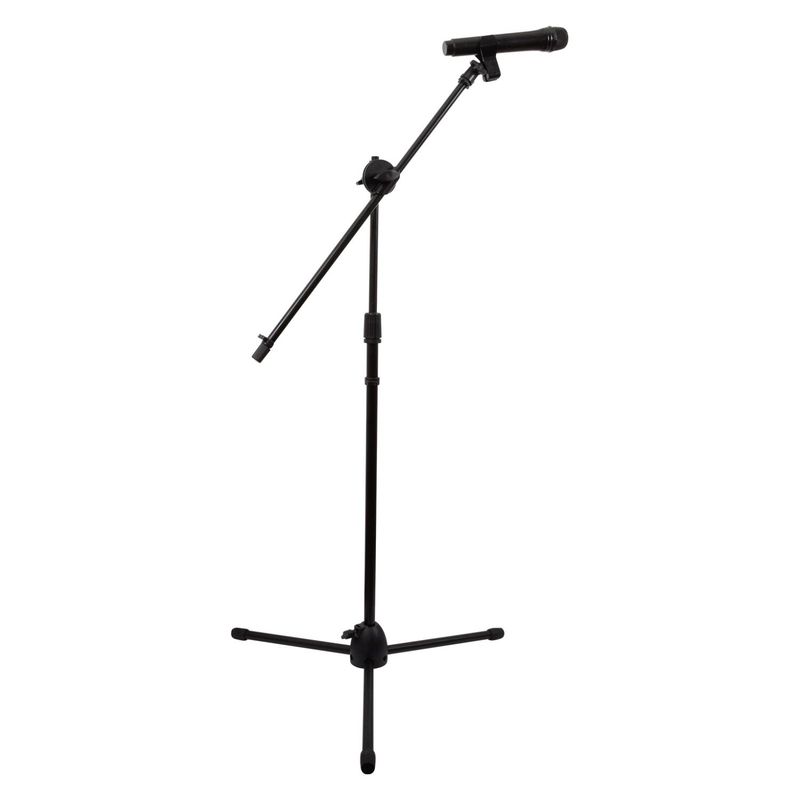 PHILCO - Atril Pedestal Para Microfono Con Boom Metalico Philco