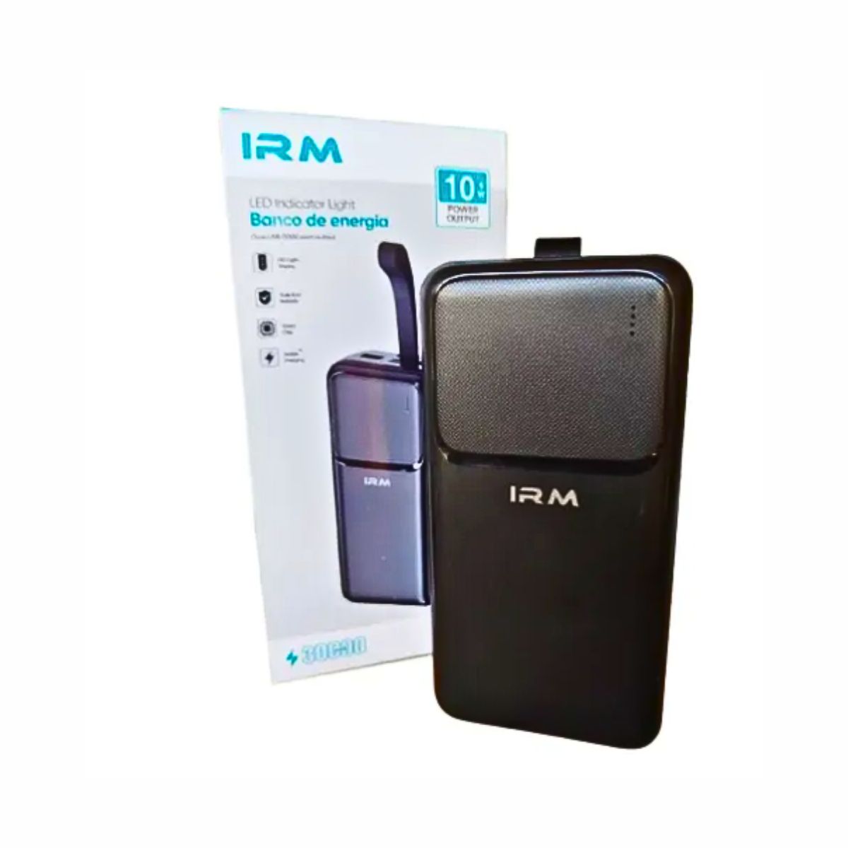 GENERICO - Cargador Portátil Power Bank 30000mah Carga Rápida Negro