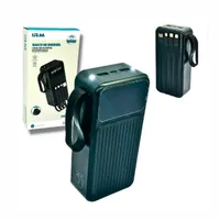 Cargador Portátil Power Bank 30000mah Carga Rápida 4 Cables