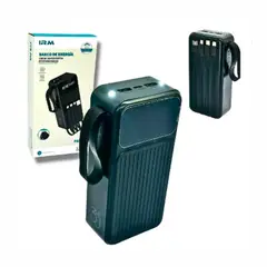 GENERICO - Cargador Portátil Power Bank 30000mah Carga Rápida 4 Cables