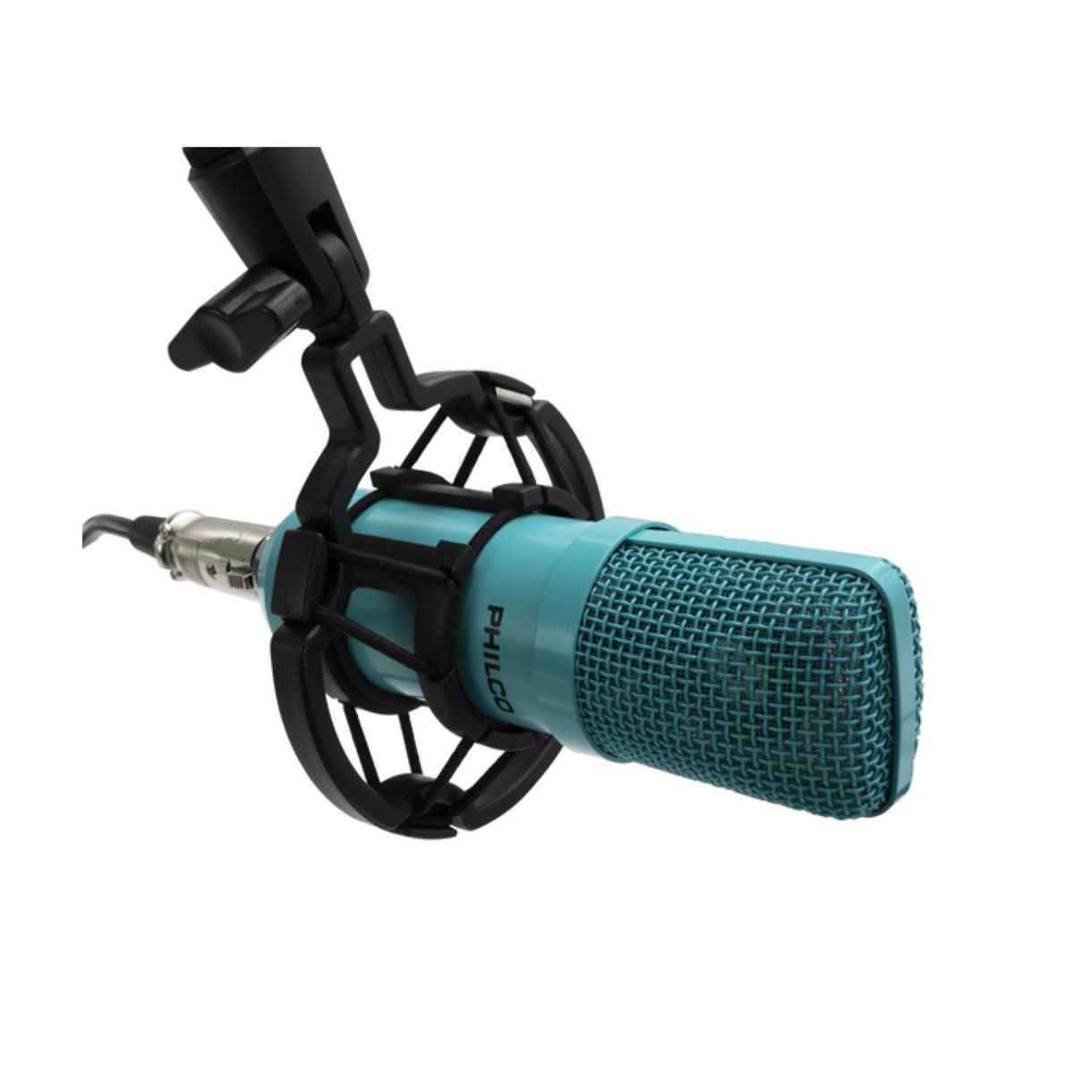 PHILCO - Kit Grabacion Estudio Microfono 4 En 1 Turquesa KIT68 Philco