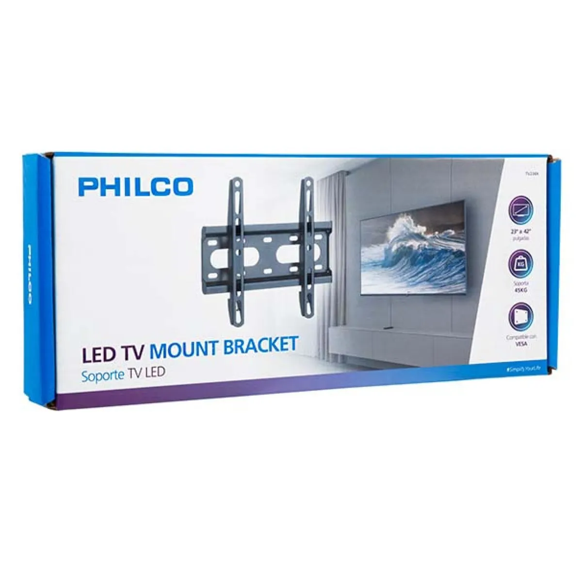 PHILCO - Soporte De Tv Smart Tv LED LCD De 23 A 42 Fijo Philco