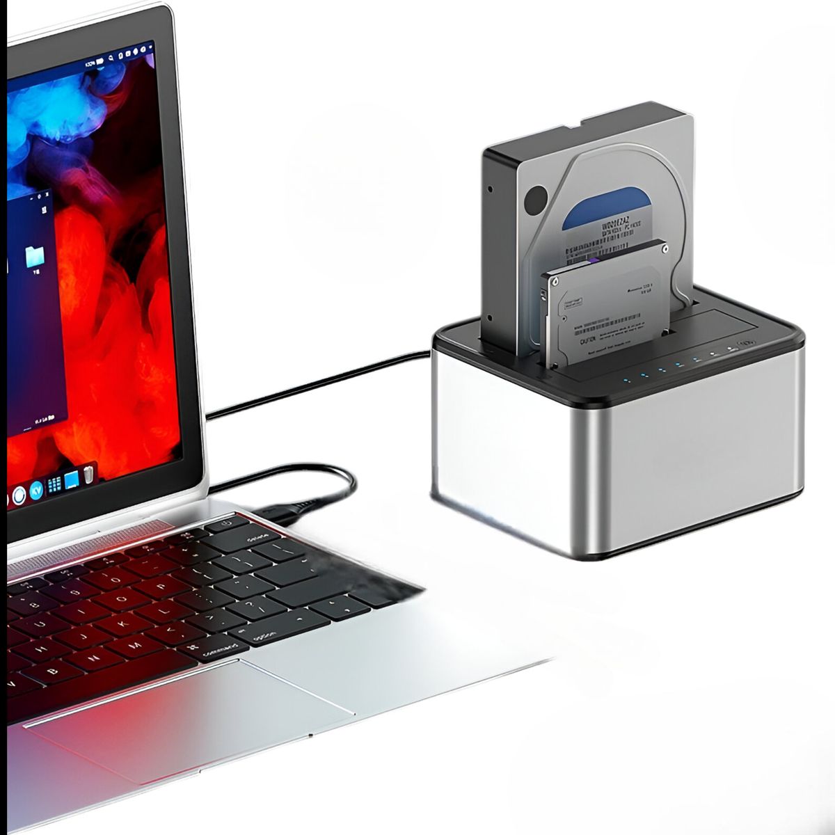 ULINK - Lector de Discos SATA USB 30 Docking Station Dual DCK250D