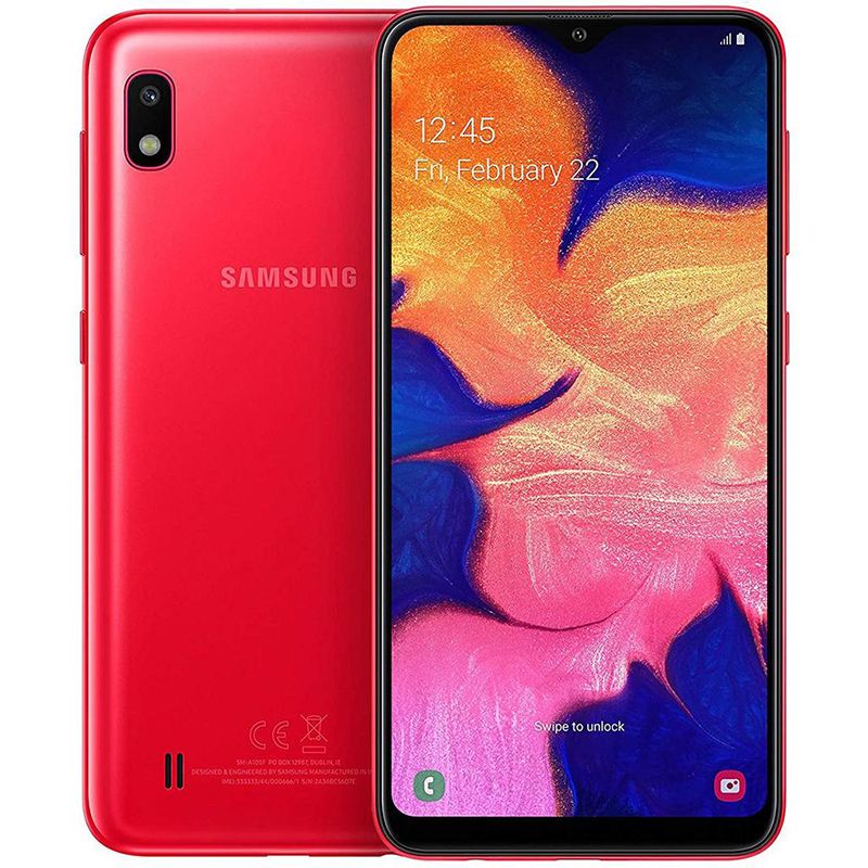 SAMSUNG - SAMSUNG Galaxy A10 32GB Rojo Reacondicionado