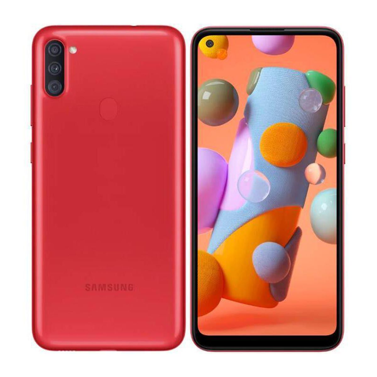 SAMSUNG - SAMSUNG Galaxy A11 32GB Rojo Reacondicionado