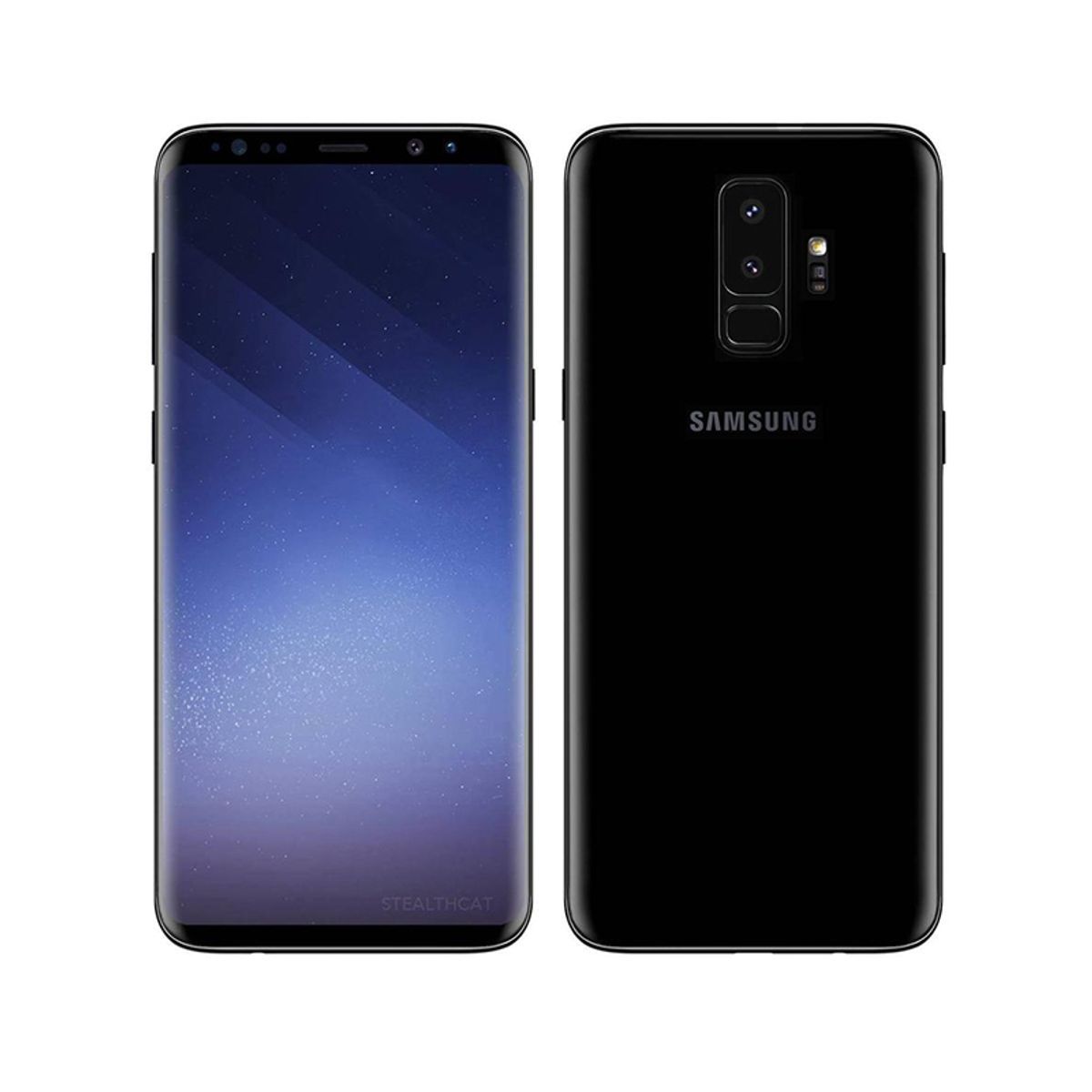 SAMSUNG - SAMSUNG Galaxy S9+ 64GB Negro Reacondicionado