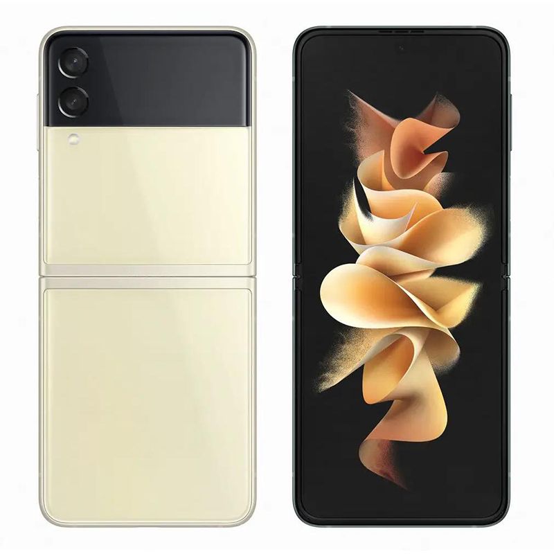 SAMSUNG - SAMSUNG Galaxy Z Flip 3 5G 128GB Beige Reacondicionado