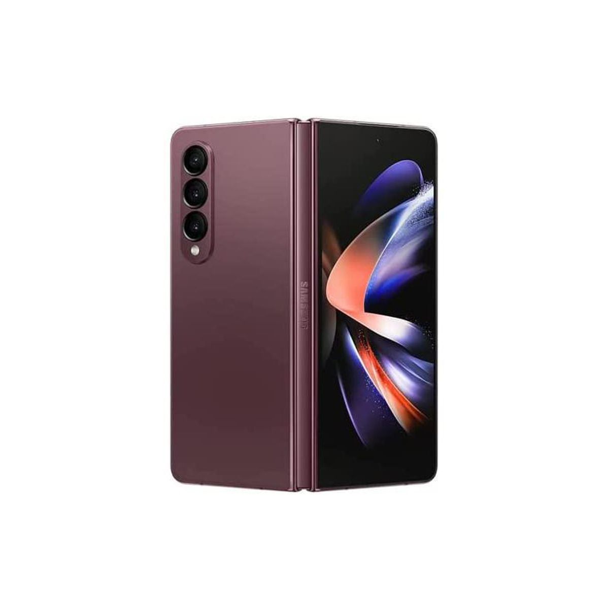 SAMSUNG - SAMSUNG Galaxy Z Fold 4 256GB Rojo Oscuro Reacondicionado