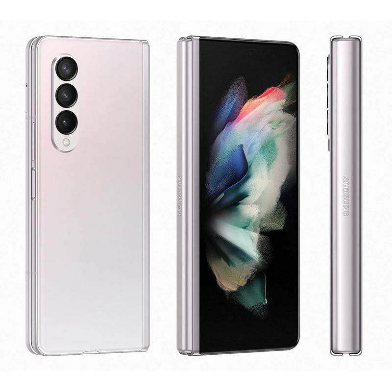 SAMSUNG - SAMSUNG Galaxy Z Fold 3  256GB Plata Reacondicionado
