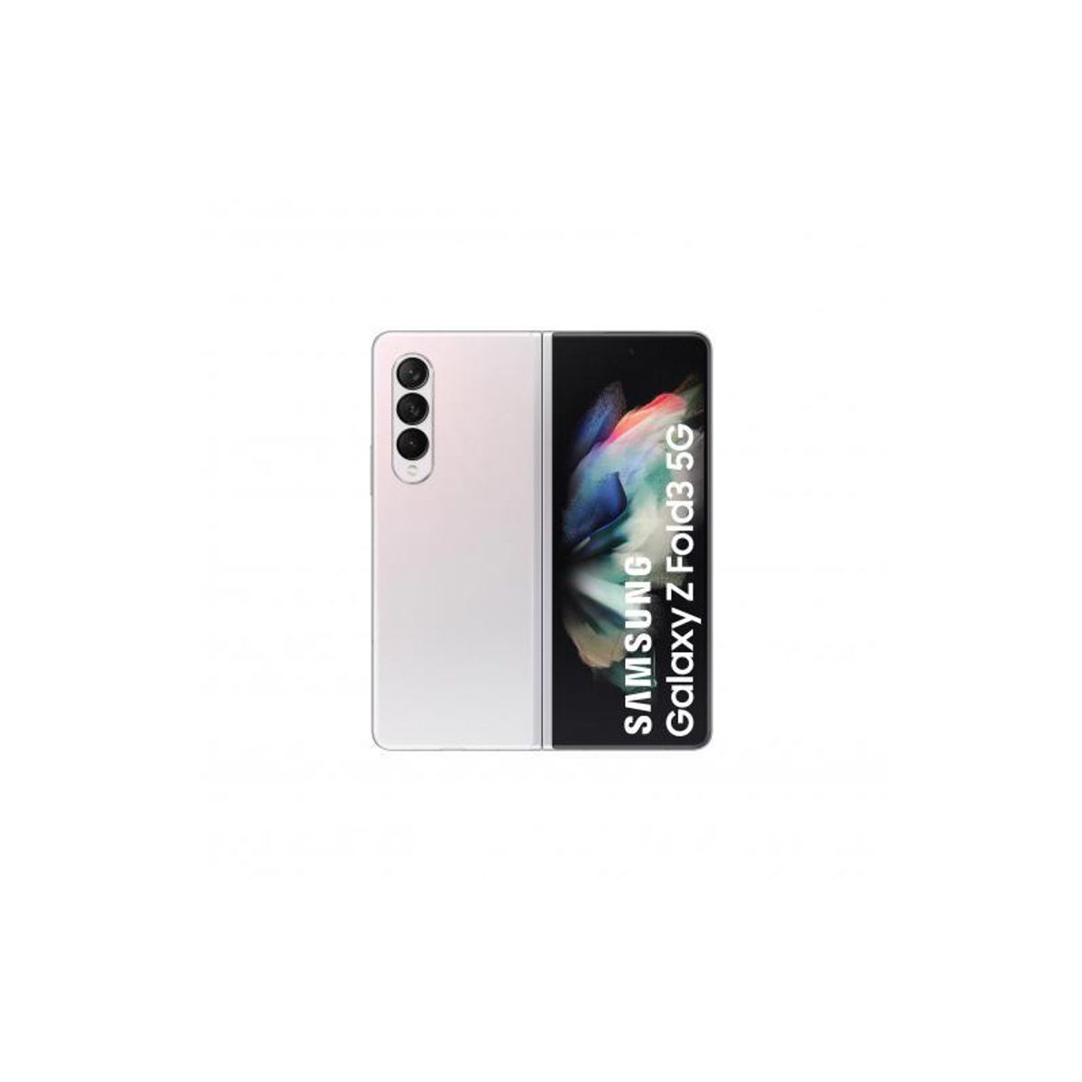 SAMSUNG - SAMSUNG Galaxy Z Fold 3  256GB Plata Reacondicionado