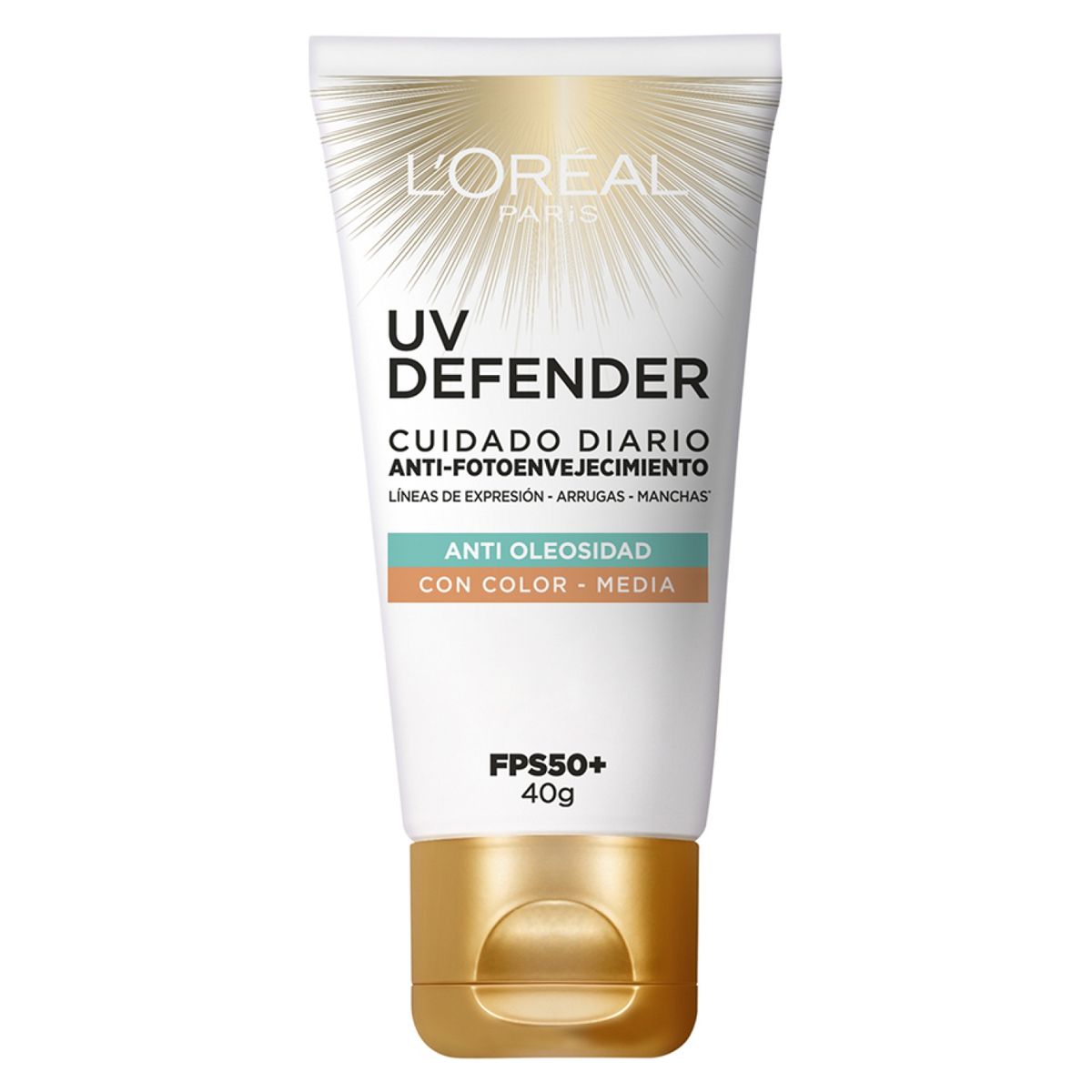 DERMO EXPERTISE - Uv Defender Anti Brillo Tono Medio Dermo Expertise